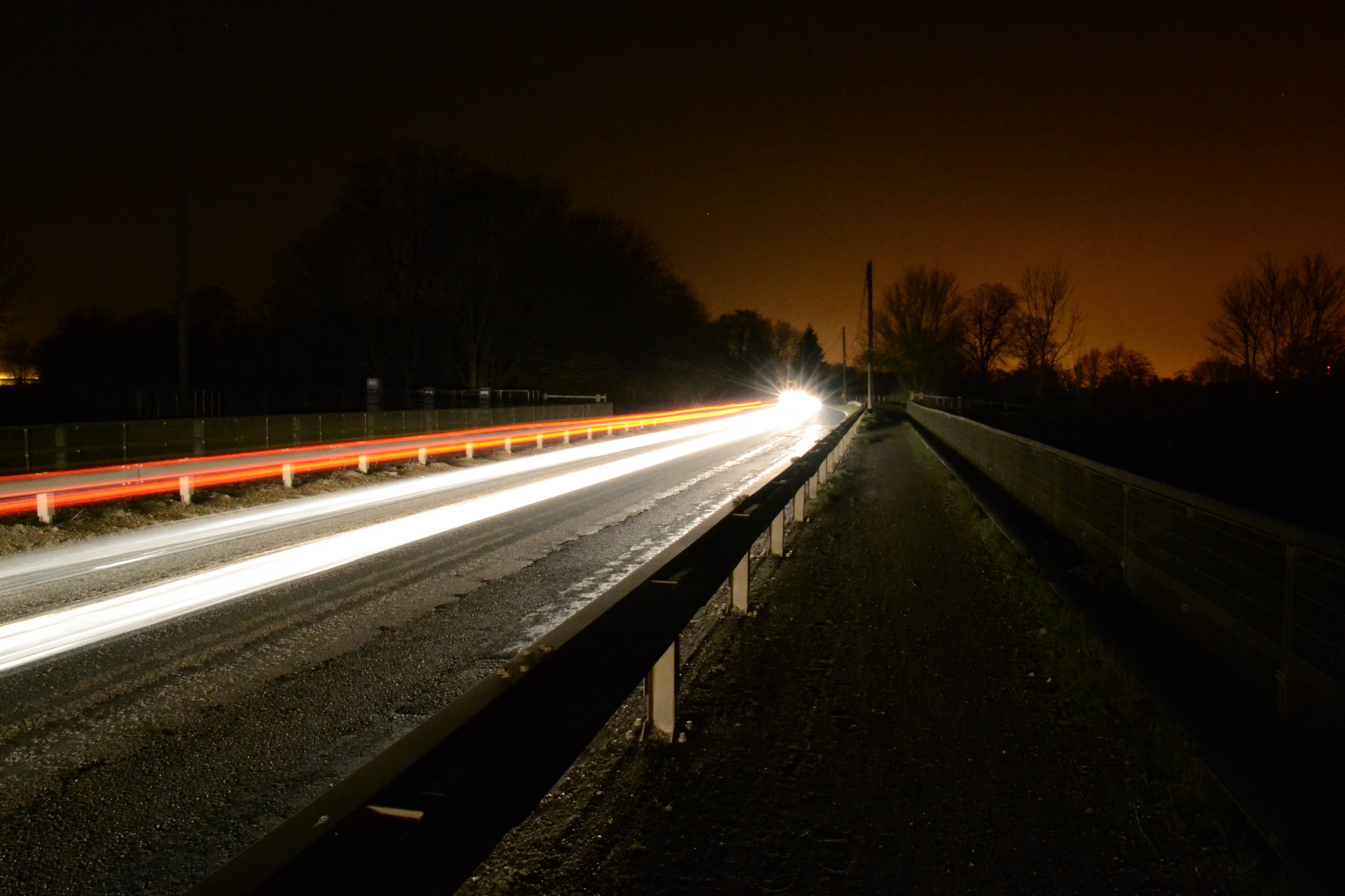 Cars on busy motorway
